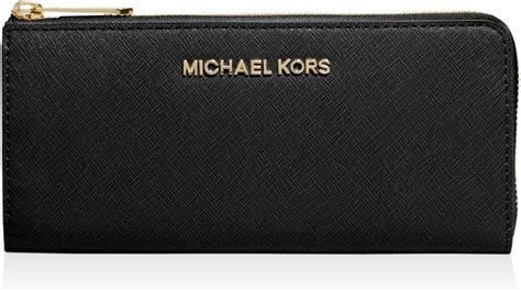 michael kors jet set travel saffiano leather chain wallet|Jet Set Travel Large Saffiano Leather Quarter.